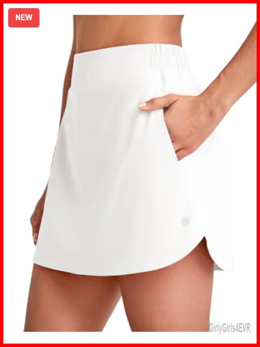 G4Free Golf Skort A-Line High Waisted Tennis Skirt with Pockets